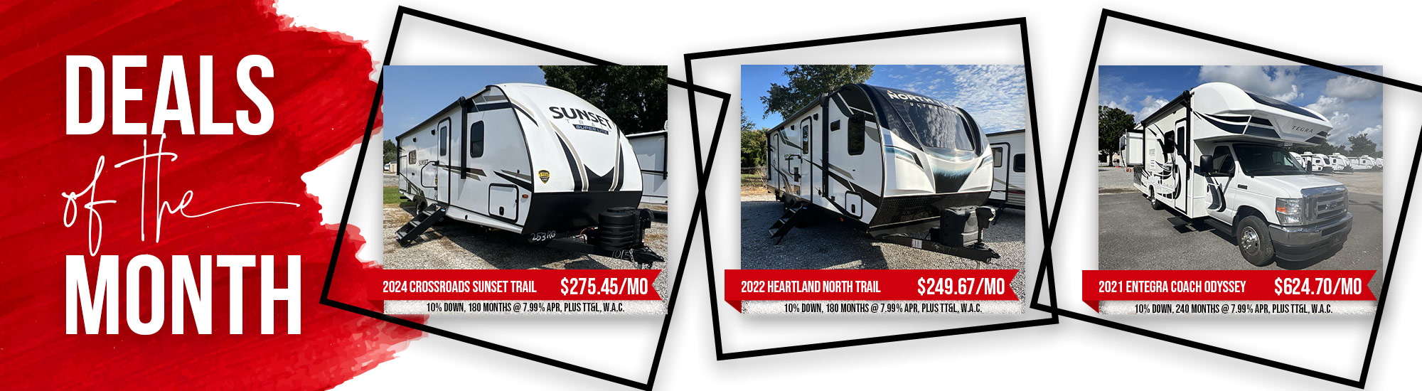 Specials at Courvelle's RV